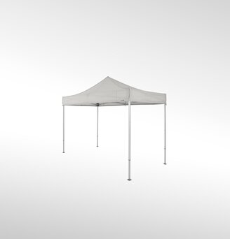 Folding gazebo 4x2 m in the colour light grey.